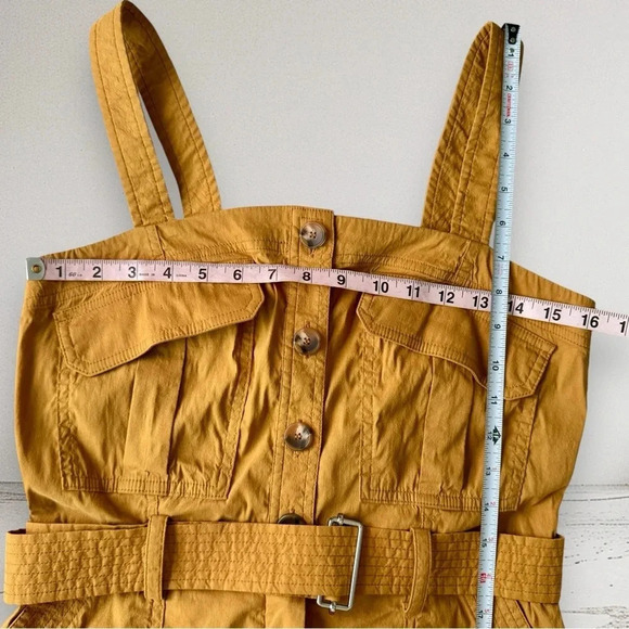 A.L.C. Gillian Romper in Goldenrod Size 8 - Picture 8 of 15